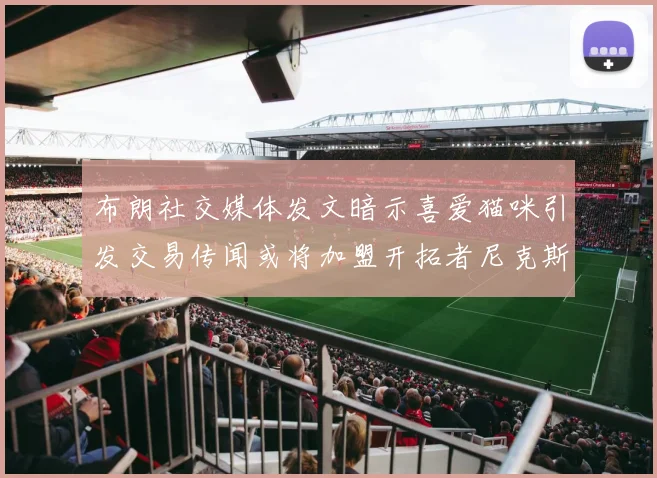 布朗社交媒体发文暗示喜爱猫咪引发交易传闻或将加盟开拓者尼克斯雷霆湖人